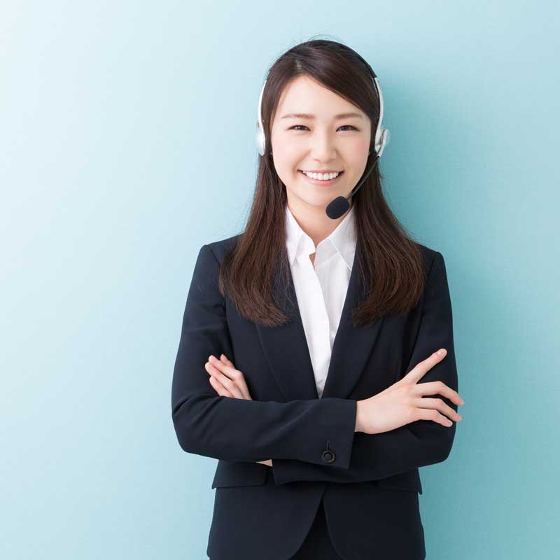 woman smiling
